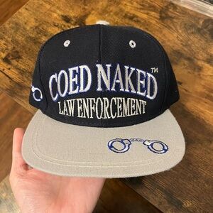 Coed Naked Law Enforcement Cap